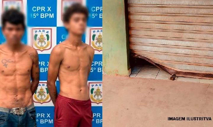 Dupla de meliantes suspeita de onda de arrombamentos é presa em área de mata no Itaituba PA.