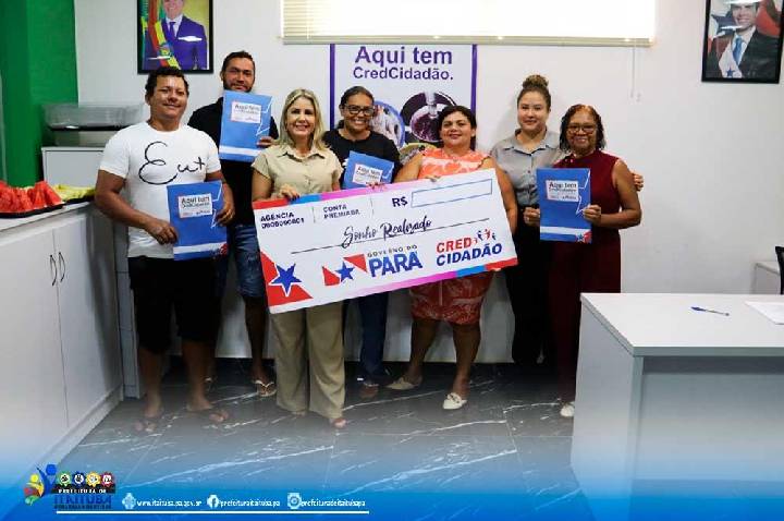 Microempreendedores recebem CredCidadão em Itaituba no Pará