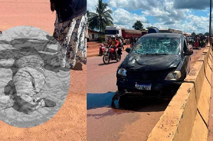 Mulher morre após ser atropelada por veículo no km 4, em Itaituba