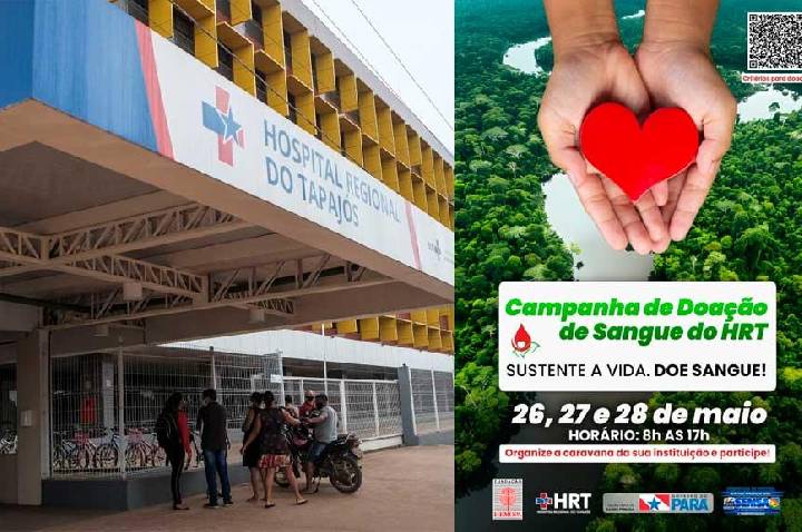 Sustente a Vida: campanha de doação de sangue mobiliza Itaituba para salvar vidas no Hospital Regional do Tapajós