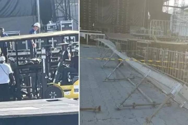 Trabalhador morre durante montagem de palco para show de Shakira no Rio de Janeiro