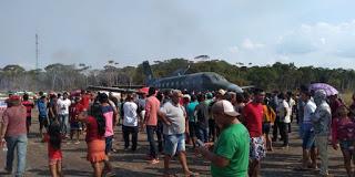 Presença do Ministro do Meio Ambiente em Jacareacanga é marcada por protesto