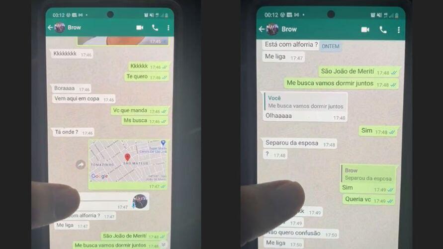 Mais coragem: mulher grava vídeo e expõe traição do marido com outro homem