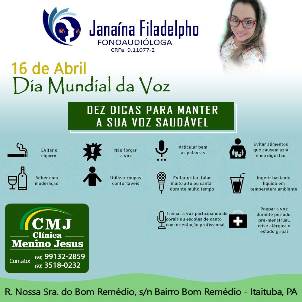 Você sabia, que o Dia Mundial da Voz é comemorado anualmente em 16 de abril
