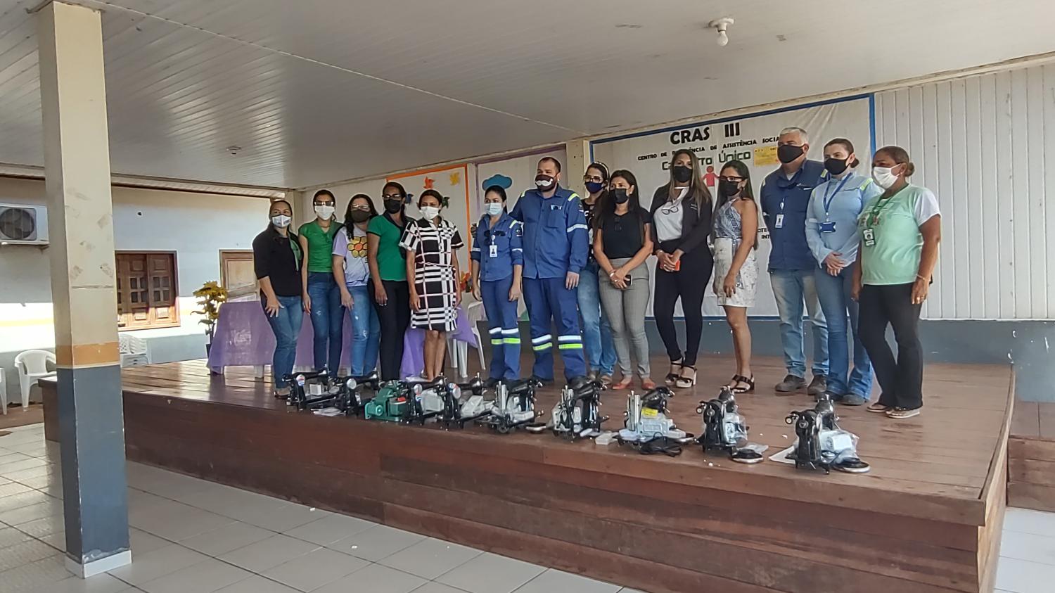 CRASIII de Miritituba recebe 10 maquinas de costura fruto de parceria entre Hidrovias do Brasil e Prefeitura de Itaituba