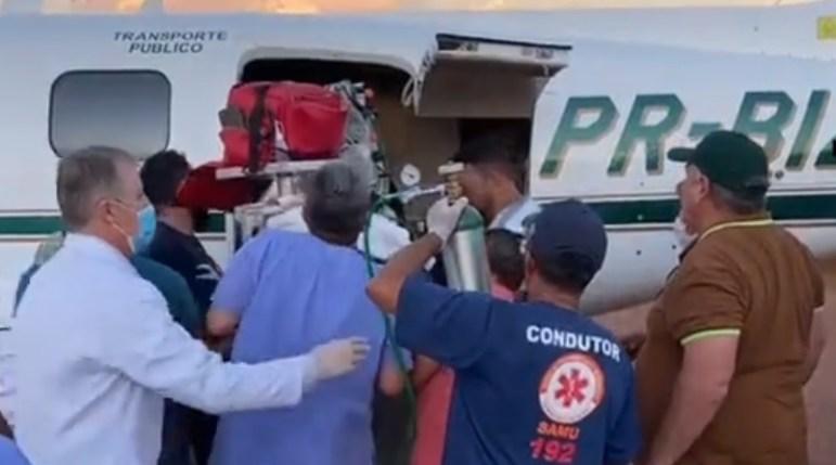 Empresário baleado em tentativa de homicídio é transferido de UTI aérea para hospital de Mato Grosso