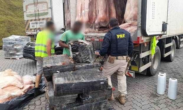 PRF e PC fazem a maior apreensão de drogas da sua história: 8,7t de maconha