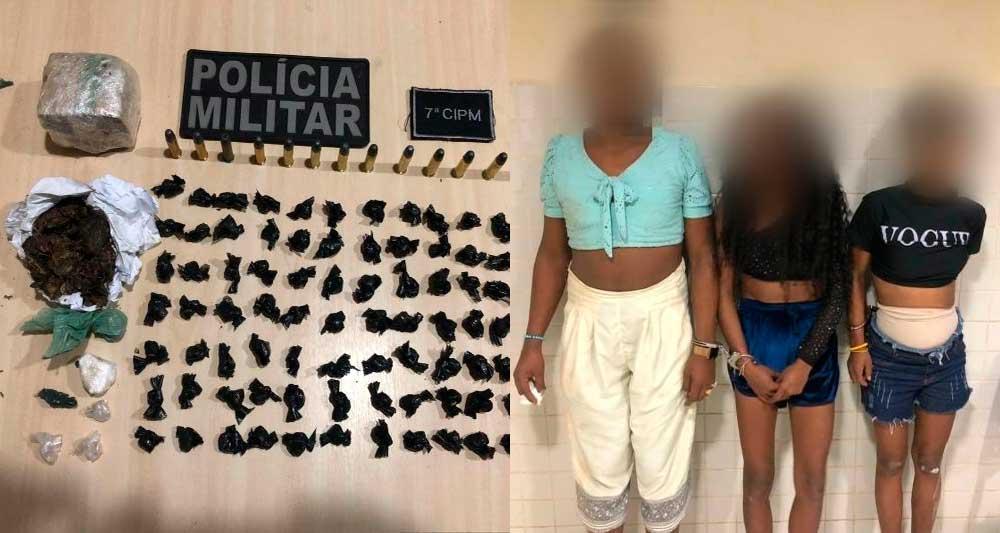 Três elementos são detidos suspeito de envolvimento com tráfico de drogas em Novo Progresso, no PA