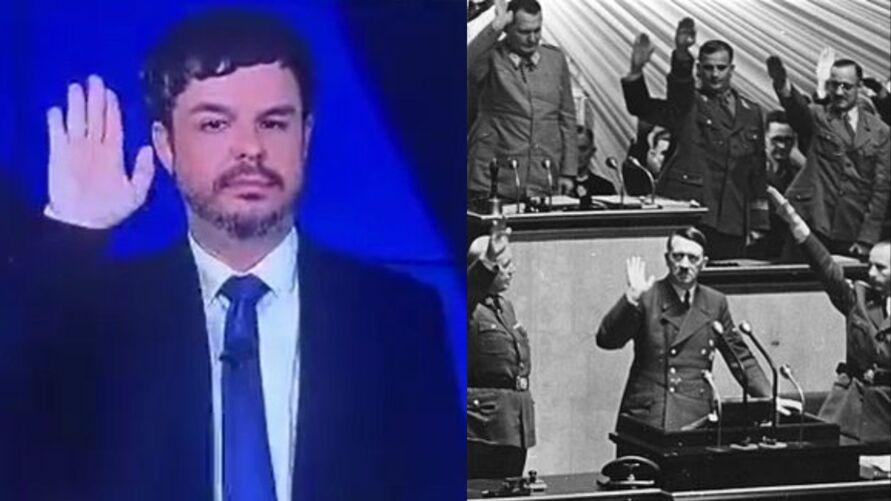 Bolsonarista faz saudação nazista na Jovem Pan; assista!
