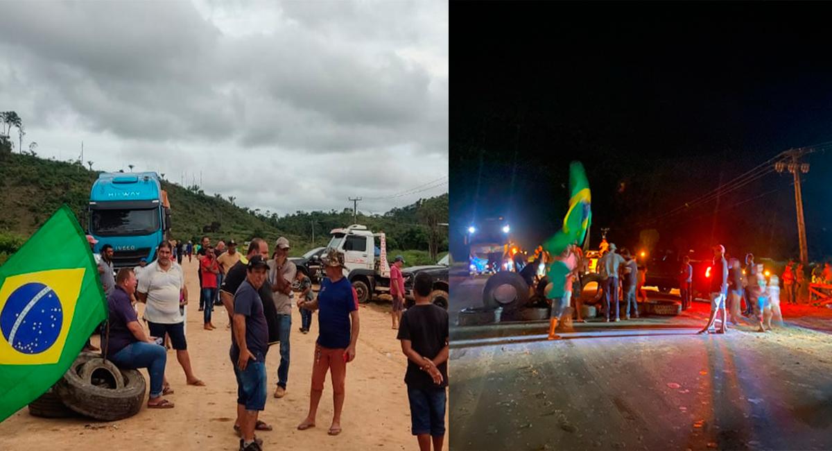 BR-163 em Moraes Almeida continua interditada e as filas de veículos já são quilométricas