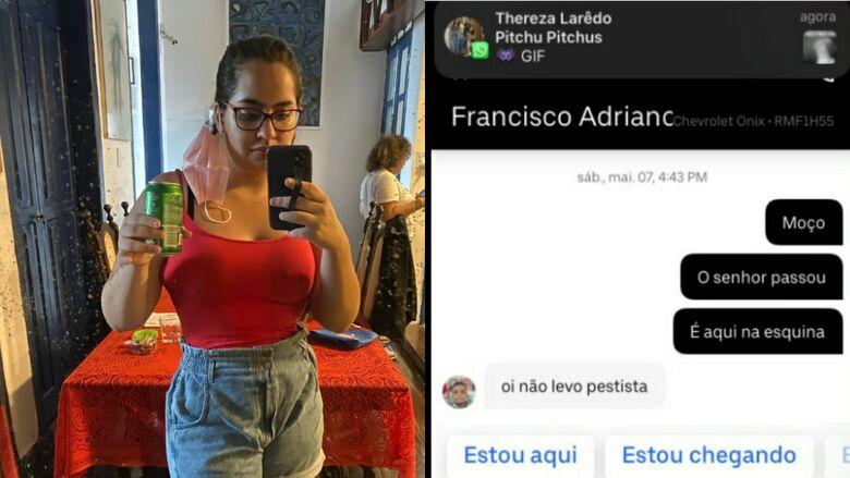 Motorista de aplicativo cancela corrida em Belém alegando 'não transportar petistas'