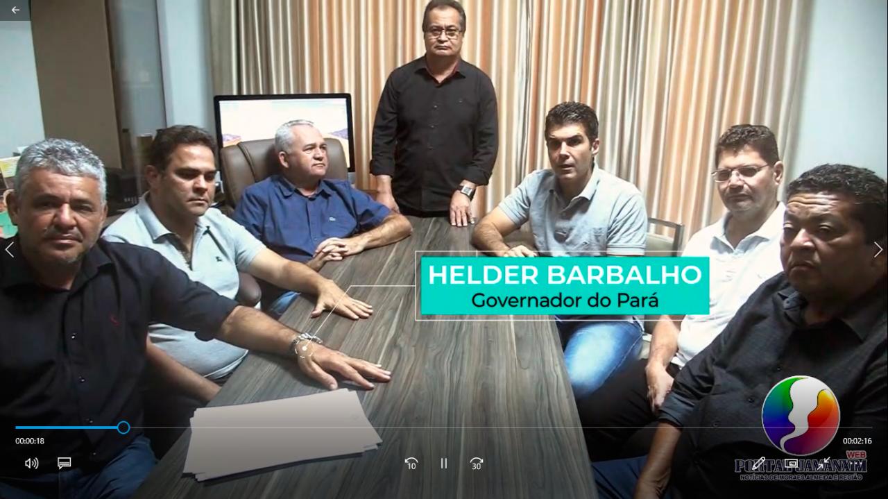Em vídeo Governador do Pará anuncia mais investimentos para Itaituba