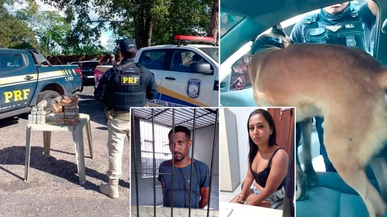 PRF apreende dupla de traficantes com 16kg de cocaína e 7kg de oxi, em Castanhal Pará