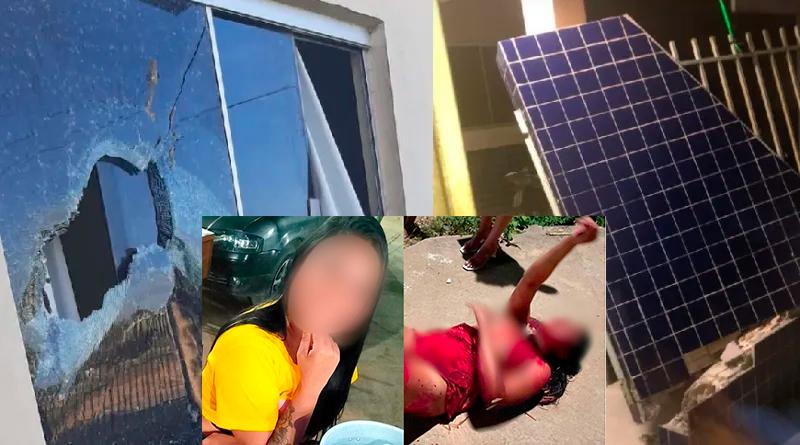 População de Novo Progresso no Pará, quebra delegacia para linchar suspeito de estupro de jovem Jhuilana Ketelly