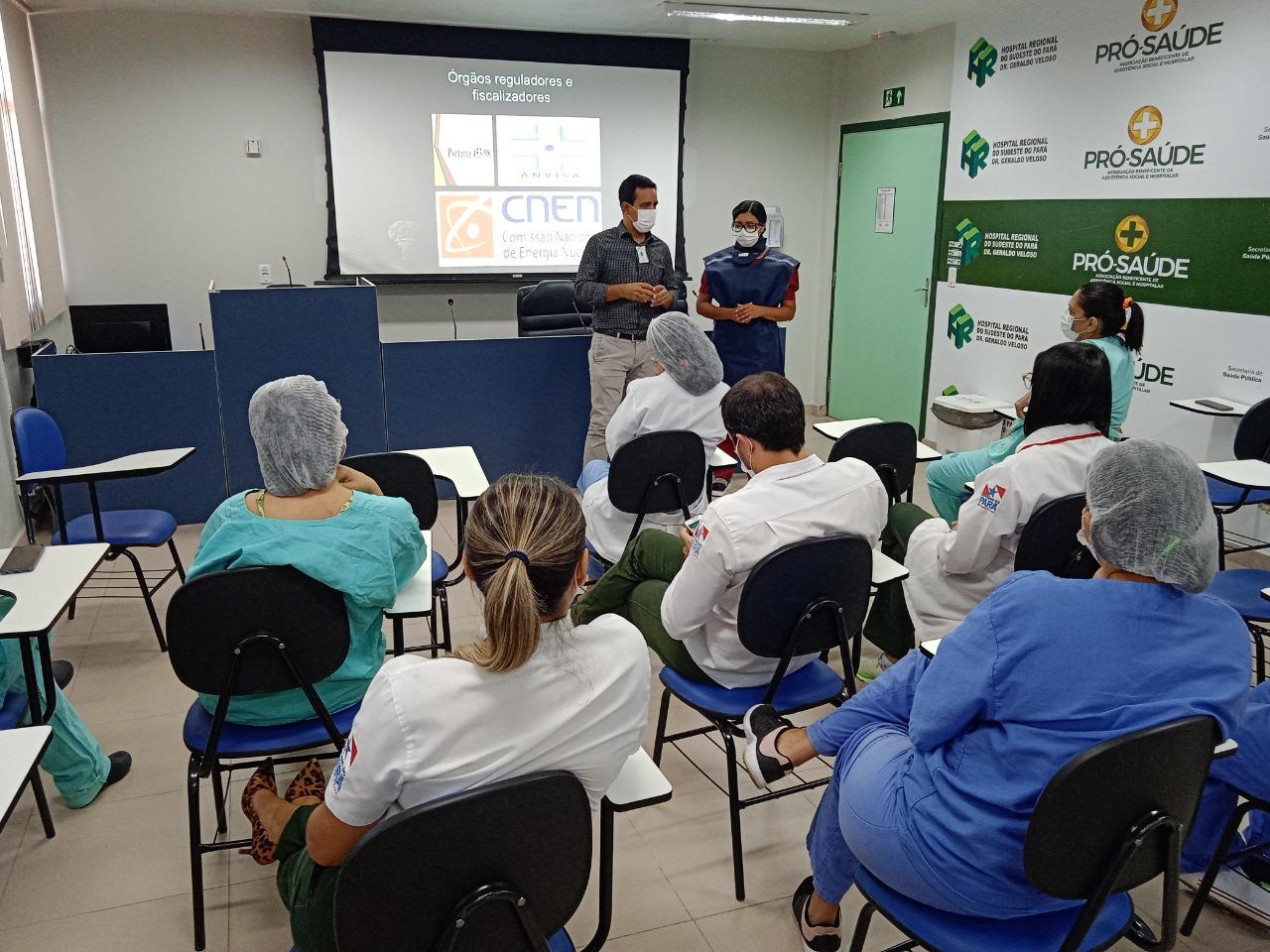Hospital Regional de Marabá realiza treinamento sobre proteção radiológica