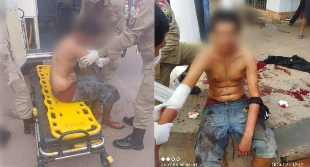 Homem é golpeado por arma branca no bairro Bela vista em Itaituba, no Pará