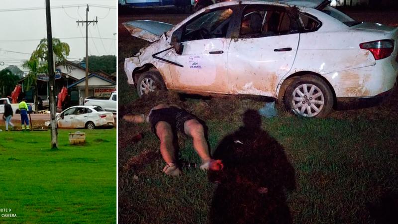 Vídeo: Um motorista de veiculo morre ao se envolver em acidente na rodovia Br-163 em Moraes Almeida Itaituba Pará