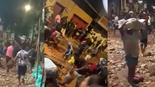 Com boatos sobre garimpo, moradores destroem rua em busca de ouro na Colômbia