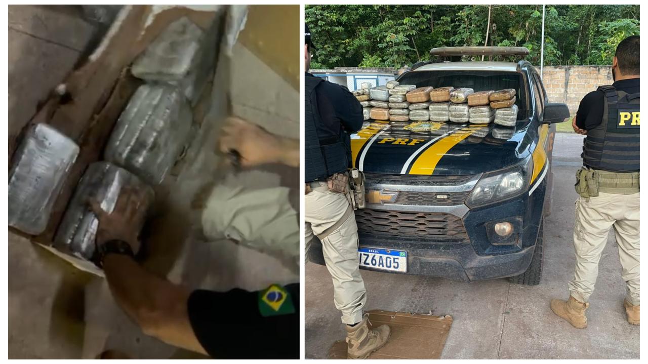 Duas mulheres colombianas são presas com mais de 40 quilos de drogas na BR-163 no Pará