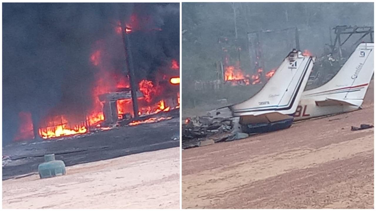 VÍDEO: Agentes federais destroem aeronaves na região garimpeira de Itaituba Pará