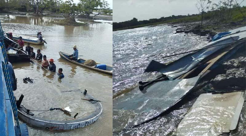 Embarcação naufraga às margens do Rio Amazonas; três pessoas desaparecidas