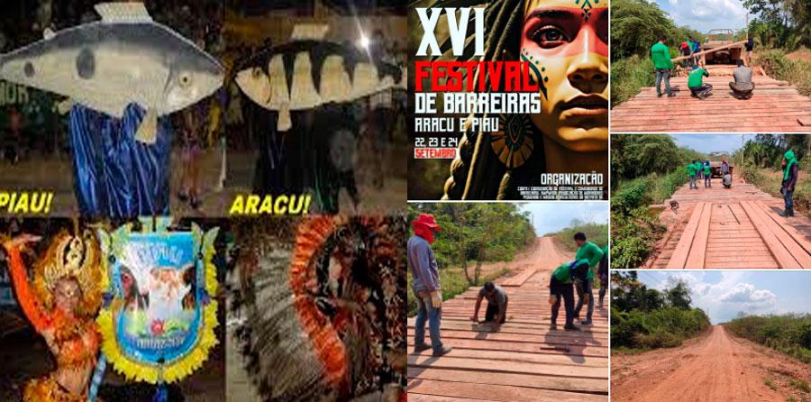 Começa hoje o XVI Festival dos Peixes Piau e Aracu no Distrito de Barreiras em Itaituba Pará