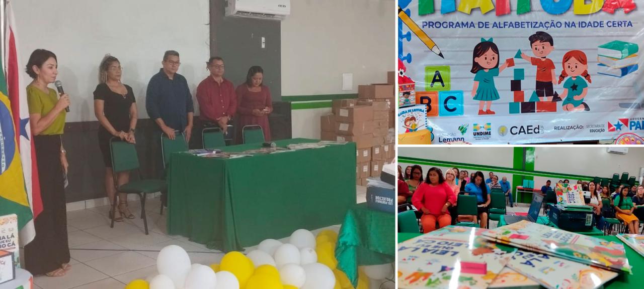 Programa “Alfabetiza Pará” teve lançamento oficial em Itaituba hoje pela manhã