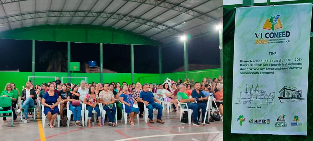 Conferência Municipal Extraordinária de Educação VI COMEED 2023, teve inicio nesta quarta-feira 22, na Escola Maria Luiza Lima Fontenelle em Itaituba