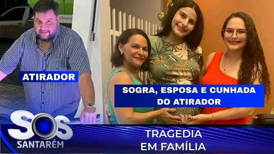 Veja quem são: Homem atira em bebê recém-nascido, na esposa, mata a mãe dela e depois comete suicídio em Santarém