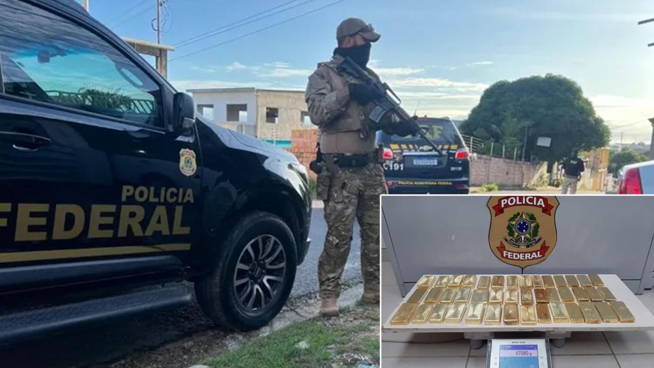 PF prende terceiro investigado na ação que apreendeu 47 kg de ouro em Manaus no AM