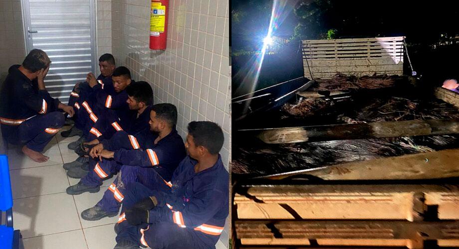 Polícia Militar e a Polícia Civil, prende quadrilha suspeitos por furto de cabos de telefonia, em Itaituba no Pará