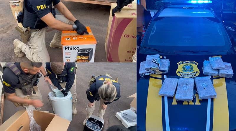 PRF apreende maconha escondida em encomendas que saíam de Santarém para o Nordeste