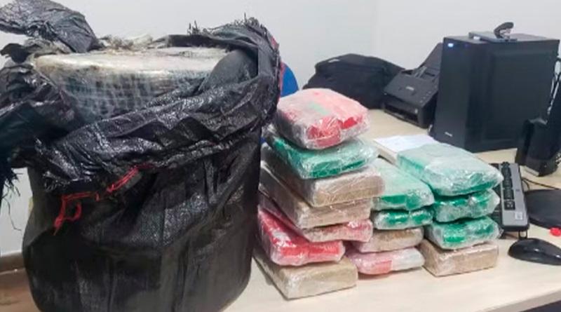 Venezuelano é preso pela Polícia Militar após ser flagrado com mais de 60 KG de drogas dentro de táxi