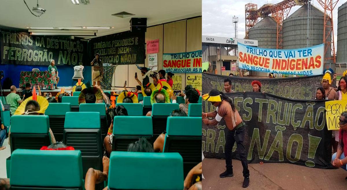 Ferrogrão é 'sentenciada' pelo povo indígena durante 'Tribunal Popular’ realizado em Santarém