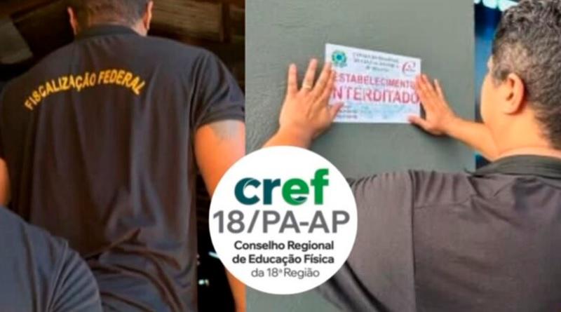 Academia em Itaituba é interditada por fiscalização federal devido a exercício irregular da atividade