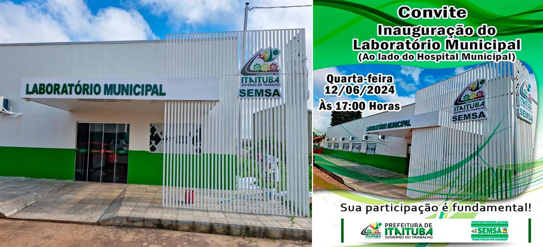 Prefeitura de Itaituba irá inaugurar Laboratório de Análises Clínicas Municipal