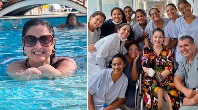 'Fui a hospital achando estar só constipada e saí com pés e mãos amputados'