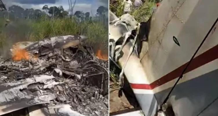 Avião carregado com 200 kg de droga é interceptado por FAB e Policia Federal