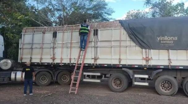 Fiscais da SEFA apreendem 25 toneladas de açaí em Igarapé-Miri e quase 77 mil garrafas de aguardente em Novo Progresso