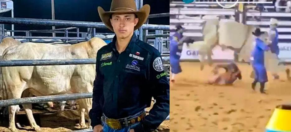 José Thaysson campeão do Rodeio de Novo Progresso morre após ser pisoteado por touro durante rodeio em MT