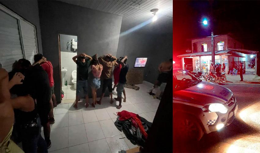 Polícia Militar interrompe festa com menores e apreende droga em Novo Progresso no Pará