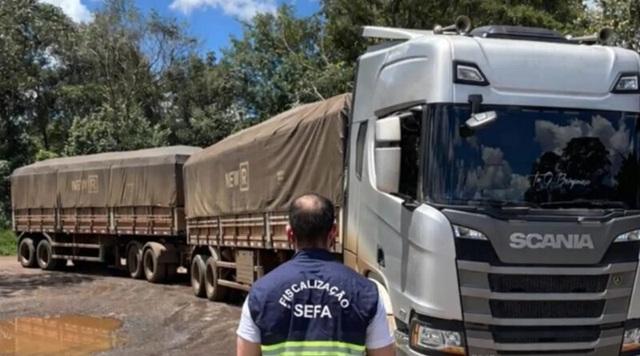 Fiscalização apreende mais de 35 mil garrafas de cachaça em Novo Progresso (PA)