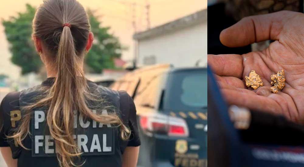 PF prende condenado por tráfico de drogas e apreende ouro no Município de Trairão sudoeste do Pará