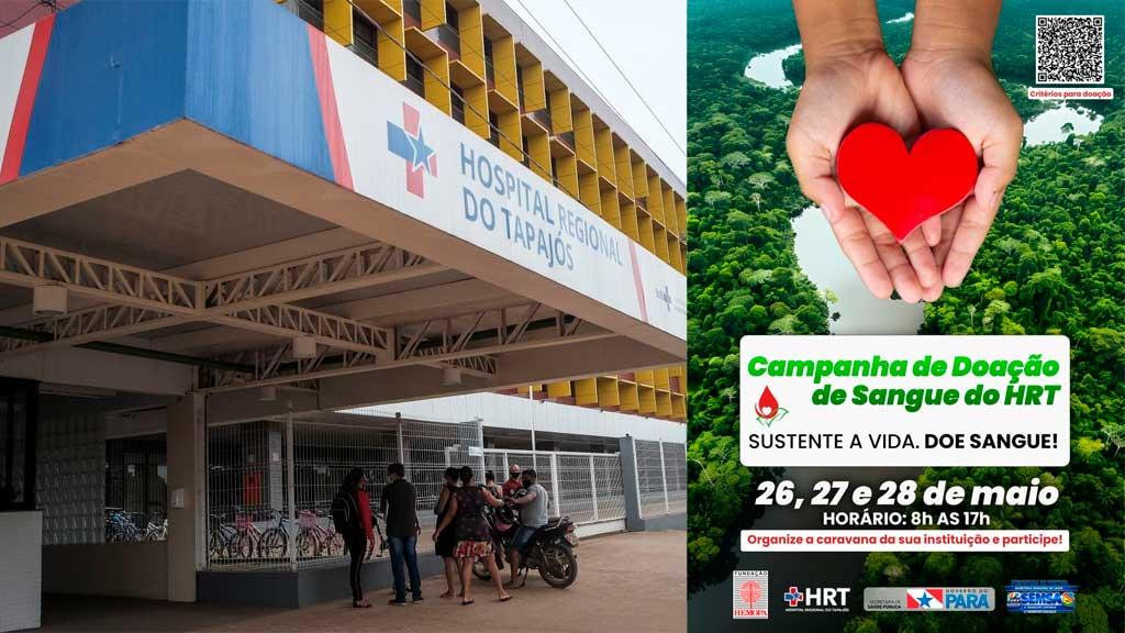 Sustente a Vida: campanha de doação de sangue mobiliza Itaituba para salvar vidas no Hospital Regional do Tapajós