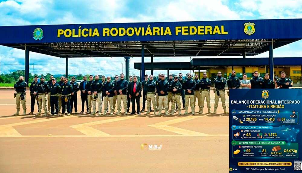 Balanço Operacional – PRF intensifica fiscalização e combate ao crime nas BRs 163 e 230, em Itaituba e Trairão